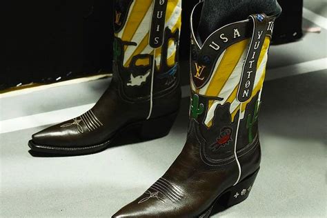 louis vuitton western collection boots|Louis Vuitton texan boots.